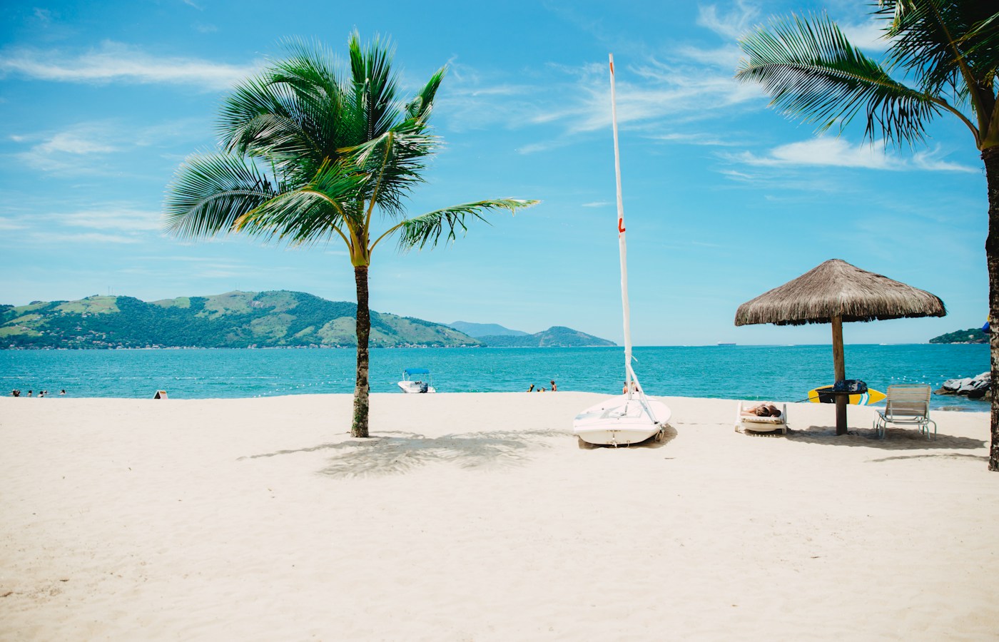 Tobago beach shoreline Caribbean
